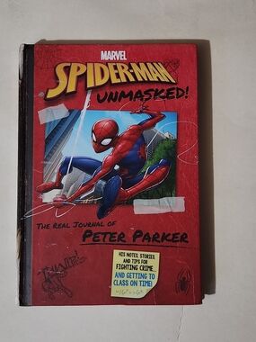 Marvel Spider-Man Unmasked Red & Blue Peter Parker Journal